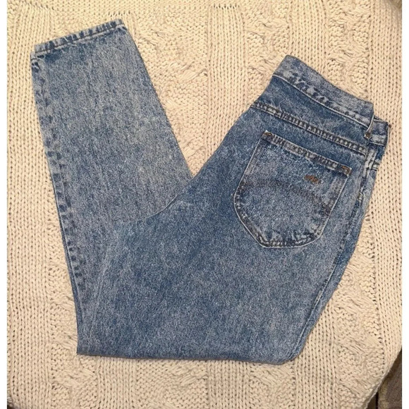 CHIC Vintage acid wash high‎ waisted jeans - Picture 3 of 12